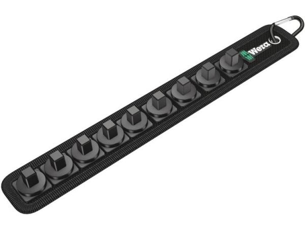 Wera Socket rail B, 3/8", 9 hoder, 450 mm, 120 mm, 84 g