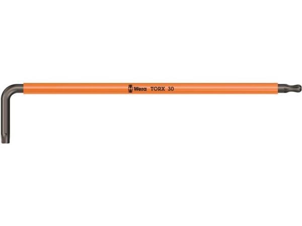 Wera 967 SPKXL, L-torx-nøkkel, T30, Oransje, 195 mm, 37 mm, 1 stykker