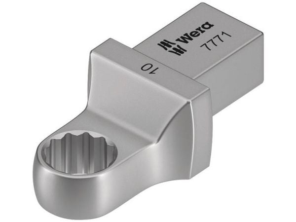 Wera 7771, Torque wrench end fitting, Sølv, 1 stykker, Chromium-Vanadium Steel (Cr-V)