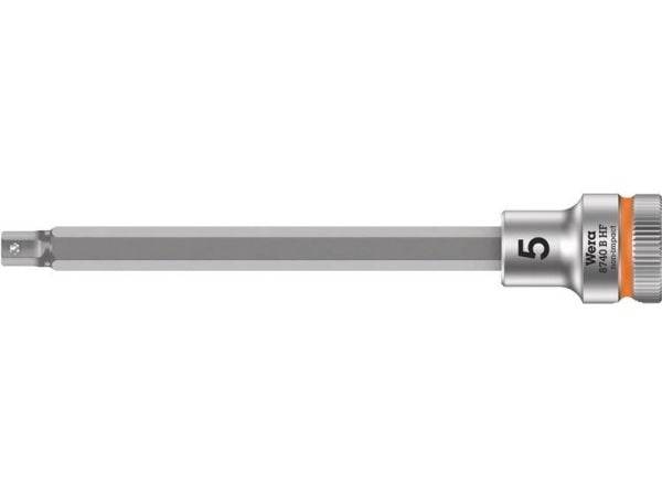 Wera 05003034001, Stikkontakt, 3/8", Metrisk, 1 hoder, 5 mm, Kromvanadiumstål