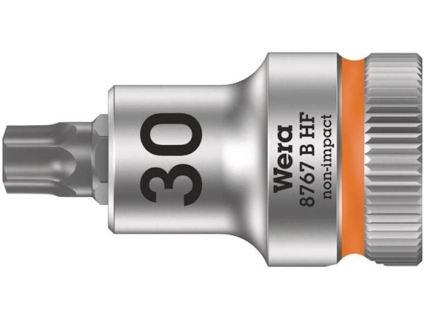 Wera 05003066001, Stikkontakt, 3/8", 1 hoder, T30, Kromvanadiumstål, Kromfarget