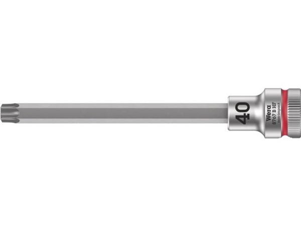 Wera 05003069001, Stikkontakt, 3/8", 1 hoder, T40, Kromvanadiumstål, Kromfarget