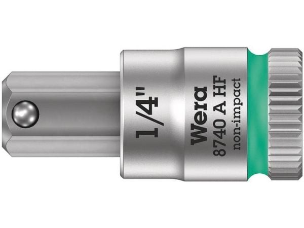 Wera 05003388001, Stikkontakt, 1/4", Imperisk, 1 hoder, 1/4", Kromvanadiumstål
