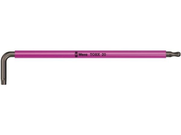 Wera 967 SPKXL TORX Multicolour, L-formet hexnøkkel, Metrisk, 1 stykker, Termoplastisk gummi (TPR), 20 mm, 13,7 cm