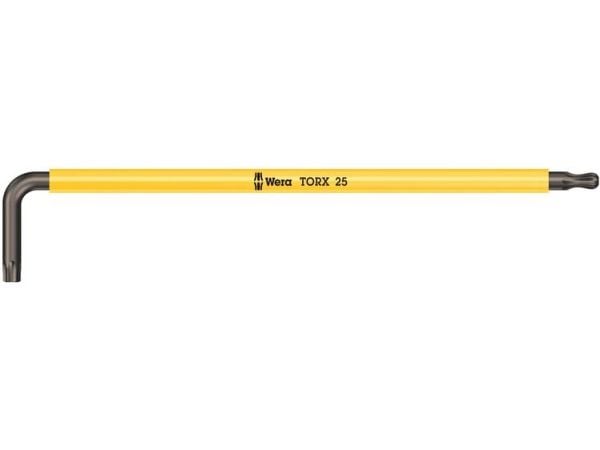 Wera 967 SPKXL, L-torx-nøkkel, T25, Gult, 154 mm, 27 mm, 1 stykker