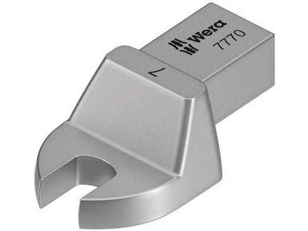 Wera 7770, Torque wrench end fitting, Sølv, 1 stykker, Chromium-Vanadium Steel (Cr-V)