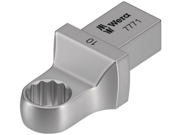 Wera 7771, Torque wrench end fitting, Sølv, 1 stykker, Chromium-Vanadium Steel (Cr-V)