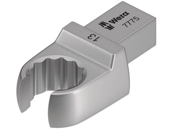 Wera 7775, Torque wrench end fitting, Sølv, 1 stykker, Chromium-Vanadium Steel (Cr-V)