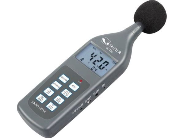 Sauter äänitasomittari SU 130 30 - 130 dB 20 Hz - 12500 Hz RS232