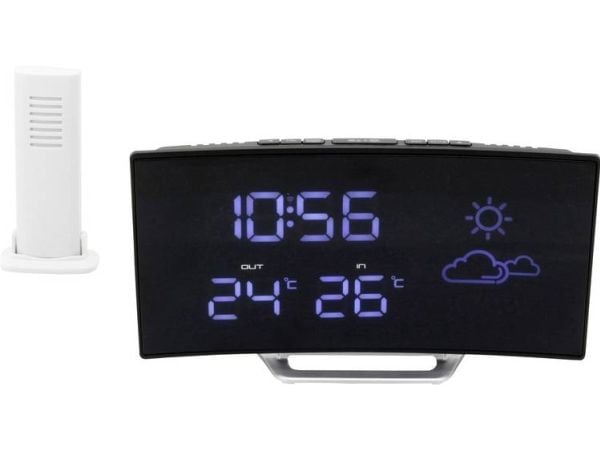 Soundmaster FUR100, Klokke, Analog, FM, LED, Blå, AC