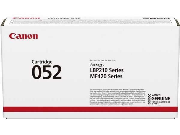 Canon 052 - Svart - original - tonerkassett - för imageCLASS LBP212, LBP215, MF429; i-SENSYS LBP212, LBP214, LBP215, MF421, MF426, MF429