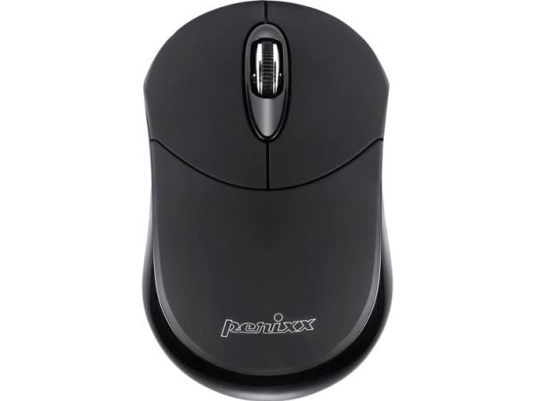 Perixx PERIMICE-802, Ambidextrous, Optisk, Bluetooth, 1000 DPI, Svart