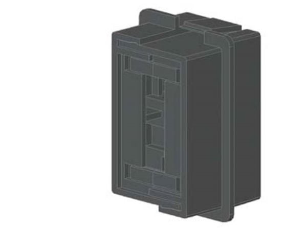 Siemens 8PQ5000-0BA05 8PQ50000BA05 (L x S x K) 33 x 60 x 40 mm Muovi Musta 1 kpl