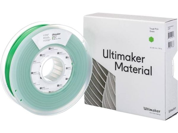 UltiMaker 202303 Tough PLA-filament Tough PLA slagfast 2,85 mm 750 g Grønn 1 stk