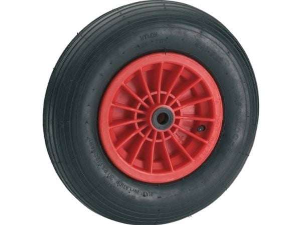 dörner + helmer 740304 hjul med luft, hjuldiameter 400 mm, bärförmåga (max) 200 kg, 1 st