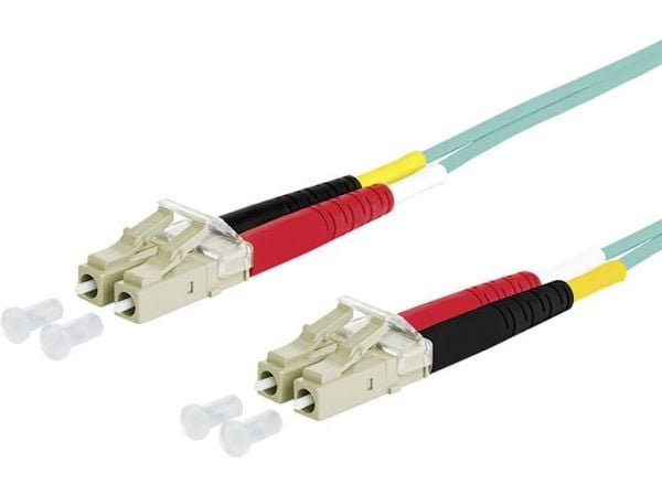 METZ CONNECT 151J1JO10E, 1 m, OM3, 2x LC, 2x LC, Hanstik/Hanstik