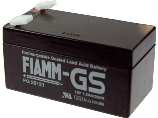 FIAMM FG20121, 12 V, 1 stykker, Sort, 1,2 Ah, 5 år, 570 g