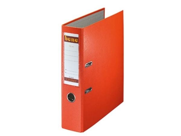 Bene 291400OR, A4, Sponplate, Kartong, Papir, Plast, Oransje, 600 ark, 80 g/m², 8 cm