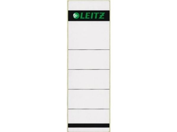 Leitz - Mapperyggetikett - grå (en pakke 100) - for P/N: 10804095, 10805015, 10805045, 10805055, 10805075, 10805085, 11900000, 11940000