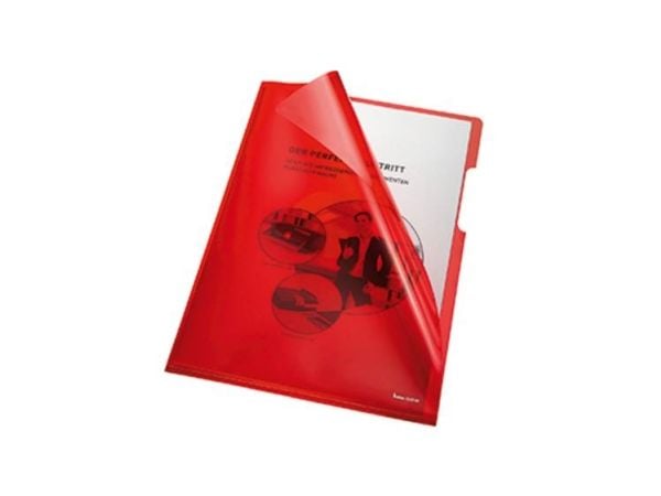 Bene 205000RT, 210 x 297 mm (A4), Rød, Polyvinylklorid (PVC), Gloss, Portrett, Topp og side