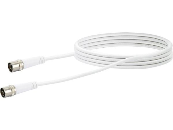 Schwaiger KDAK30 532, 3 m, F, F, Hvit