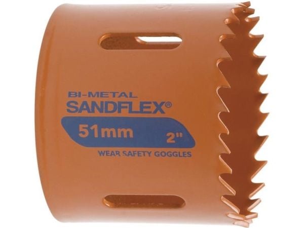 Bahco 3830-17-VIP, Enkelt, Bor, Metall, Plast, Rustfritt stål, Stål, Tre, Oransje, Koboltstål, Bimetall