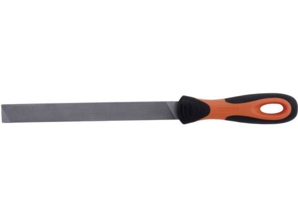 Bahco ERGO 4-144-08-2-2, Fil, Flate mapper, Mellom grov og 2. kutt, Black,Orange, Ergonomisk, Grep som ikke glir, 20 cm