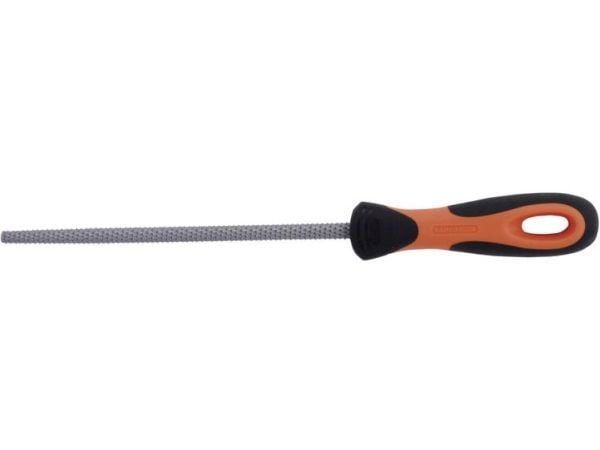 Bahco 6-345-08-2-2, Fil, Rund fil, Plast, Kryssfiner, Tre, Sort, Rød, 9 mm, 120 g