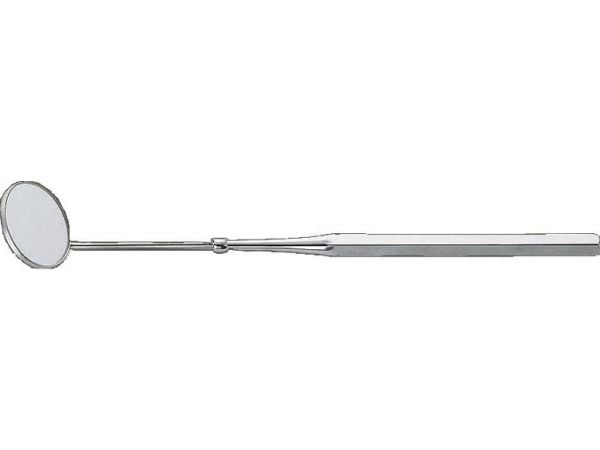 Bahco Speil med metallskaft, 3 cm, Sølv, 1 stykker, Rustfritt stål, 210 mm