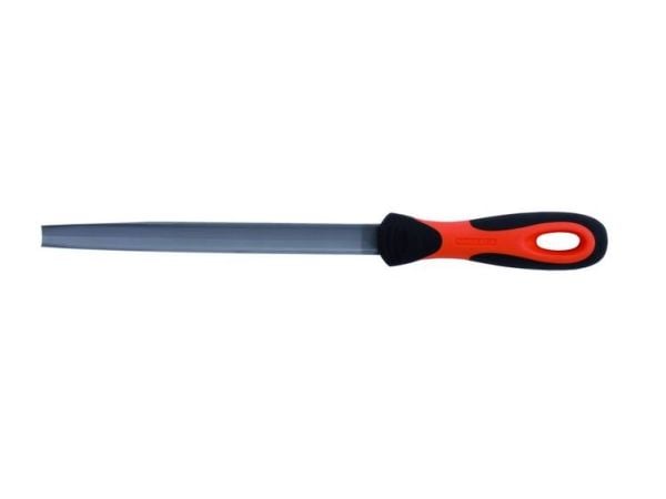 Bahco ERGO 1-210-06-3-2, Fil, Halvrund fil, Glatt kutt, Plast, Sort, Oransje, Ergonomisk, Grep som ikke glir