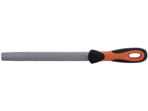 Bahco 6-342-10-2-2, Fil, Flate mapper, Halvrund fil, Midtsnitt, Plast, Kryssfiner, Tre, Svart, Rød, 26 mm