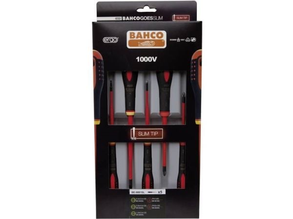 Bahco BE-9881SL, 365 mm, 175 mm, 38 mm, 450 g, Sort, Rød, Grå