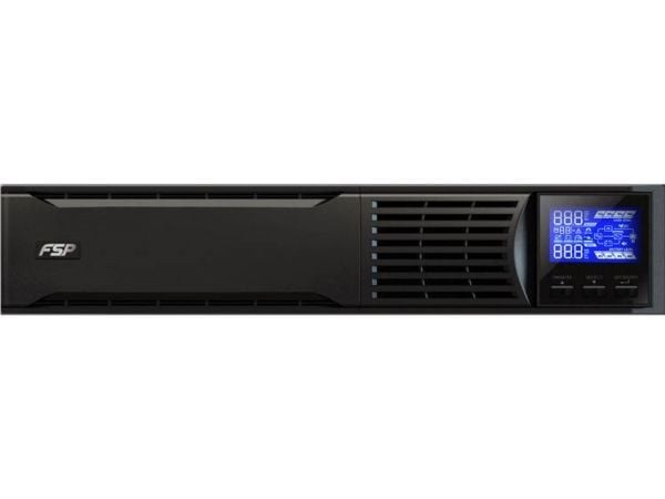 FSP Champ Rack 2K, Dobbeltkonvertering (Online), 2 kVA, 1800 W, Ren sinus, 120 V, 300 V