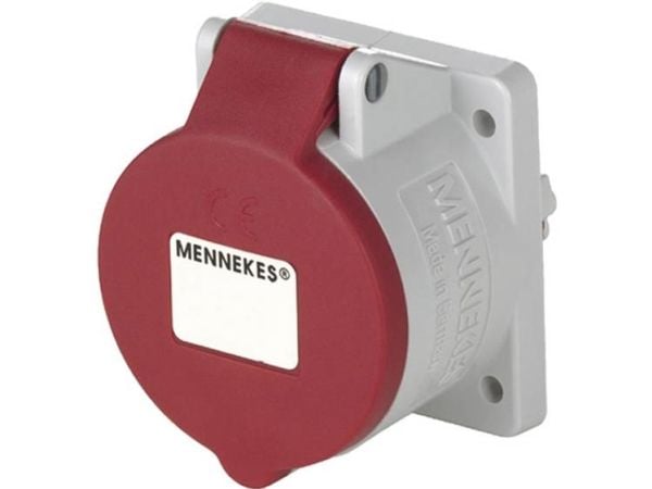 MENNEKES 1797, 5P, 6 h, Harmaa, Punainen, IP44, 400 V, 32 A