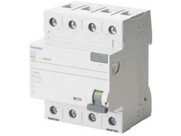 Siemens 5SV33466LA FI-turvakytkin 63 A 0,03 A 400 V 0,03 A 400 V
