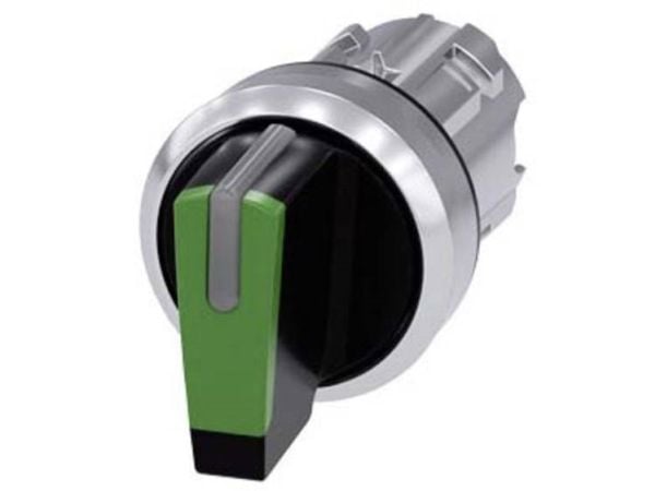 Siemens 3SU1052-2BN40-0AA0, Metalli, IP67, IP69K, Musta, Vihreä, Metallinen, 20 g, 30 mm, 55 mm