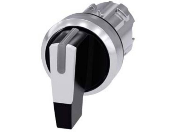 Siemens 3SU10522CP600AA0 3SU1052-2CP60-0AA0 Knebelschalter Knebel Weiß 2 x 45 ° 1 St., IP67, IP69K, 2,23 cm, 40 mm, 60 mm, 40 mm, 49 g