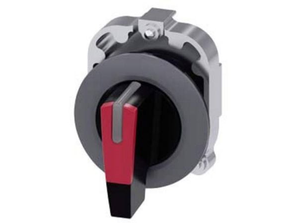Siemens 3SU10622EL200AA0 3SU1062-2EL20-0AA0 Kiertokytkin Kiinnityslaite Punainen 2 x 45° 1 kpl