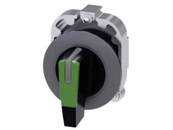 Siemens 3SU10622EL400AA0 3SU1062-2EL40-0AA0 Kiertokytkin Kiinnityslaite Vihreä 2 x 45° 1 kpl