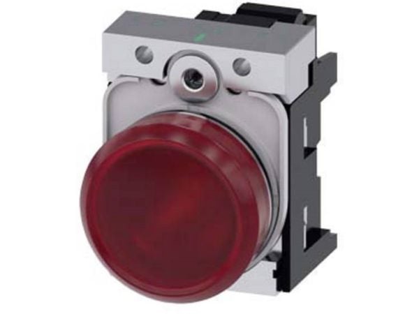 Siemens 3SU1153-6AA20-3AA0 merkkivalo, 1 kpl, punainen, IP67, IP69K, 58 g, 100 mm, 50 mm, 30 mm