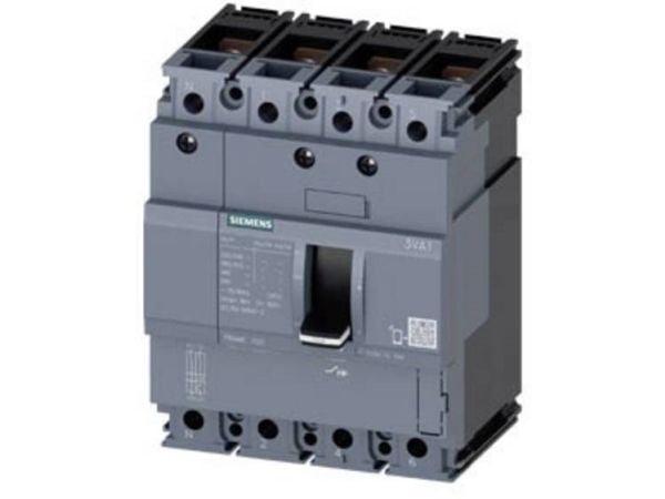 Siemens 3VA1063-4ED42-0AA0 Strömbrytare 1 st Inställningsområde (ström): 63 - 63 A Kopplingsspänning (max.): 690 V/AC (B x H x D) 101,6 x 130 x 70 mm