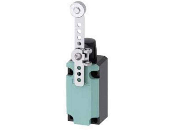 Siemens 3SE51120CH621AJ0 3SE5112-0CH62-1AJ0 Posisjonsbryter 6 A svingarm, rustfritt stålarm, plastrulle IP66, IP67 1 stk., metall, IP66, IP67, 45 m...