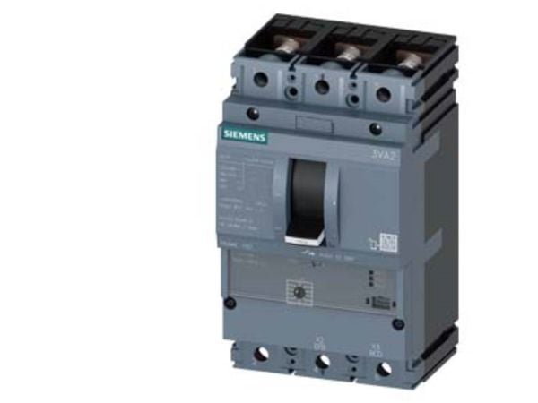 Siemens 3VA2125-7MS32-0AA0 -katkaisija, 1 kpl. Säätöalue (virta): 25–25 A Kytkentäjännite (maks.): 690 V/AC (L x K x S) 105 x 181 x 86 mm, IP40