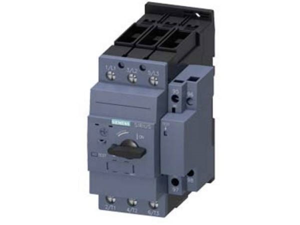 Siemens 3RV2131-4PA10 Strömbrytare 1 st Inställningsområde (ström): 28 - 36 A Kopplingsspänning (max.): 690 V/AC (B x H x D) 75 x 140 x 149 mm