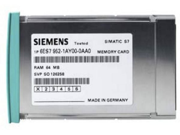 Siemens Siemens Dig.Industr. 6ES79521KT000AA0 PLC-minneskort