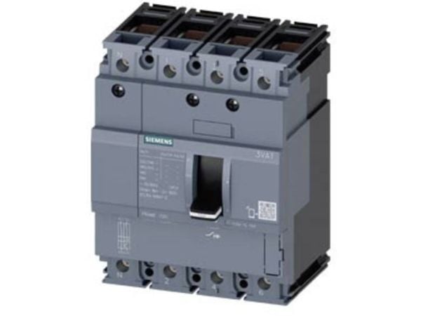 Siemens 3VA1025-4ED46-0AA0 Strömbrytare 1 st Inställningsområde (ström): 25 - 25 A Kopplingsspänning (max.): 690 V/AC (B x H x D) 101,6 x 130 x 70 mm