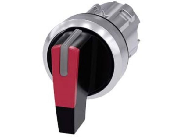 Siemens 3SU10522CM200AA0 3SU1052-2CM20-0AA0 Kiertokytkin Kiinnityslaite Punainen 2 x 45° 1 kpl 1 kpl