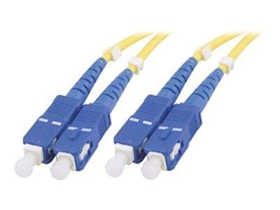DELTACO - Nettverkskabel - SC-enkeltmodus (hann) til SC-enkeltmodus (hann) - 10 m - fiberoptisk