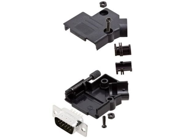 Amphenol L17D45PK-P-15+L717HDA26P D-SUB stiftliste-sett 45° poltall: 26 loddekontakt (1 stk)
