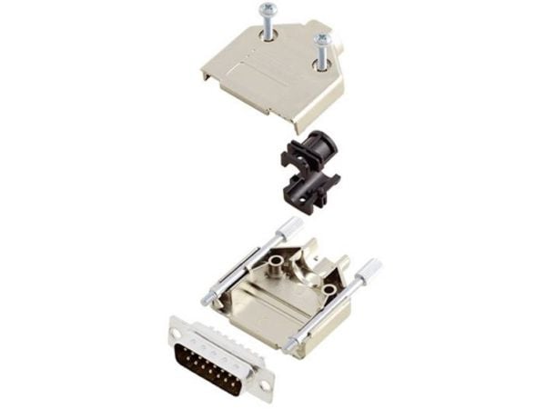 Amphenol L17DTPK-M-25+L717SDB25P D-SUB pinliste-set 180° polantall: 25 loddekontakt 1 stk